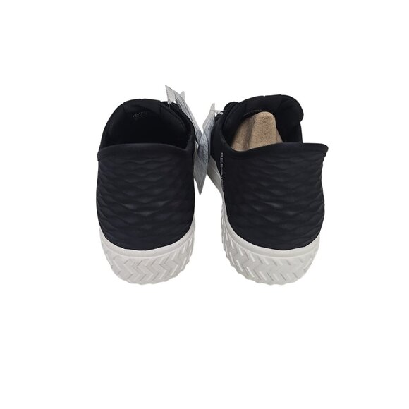 Skechers Men's 183132 Slip-Ins Canvas Casual Athletic Shoe Black White Size 12M - Picture 3 of 7